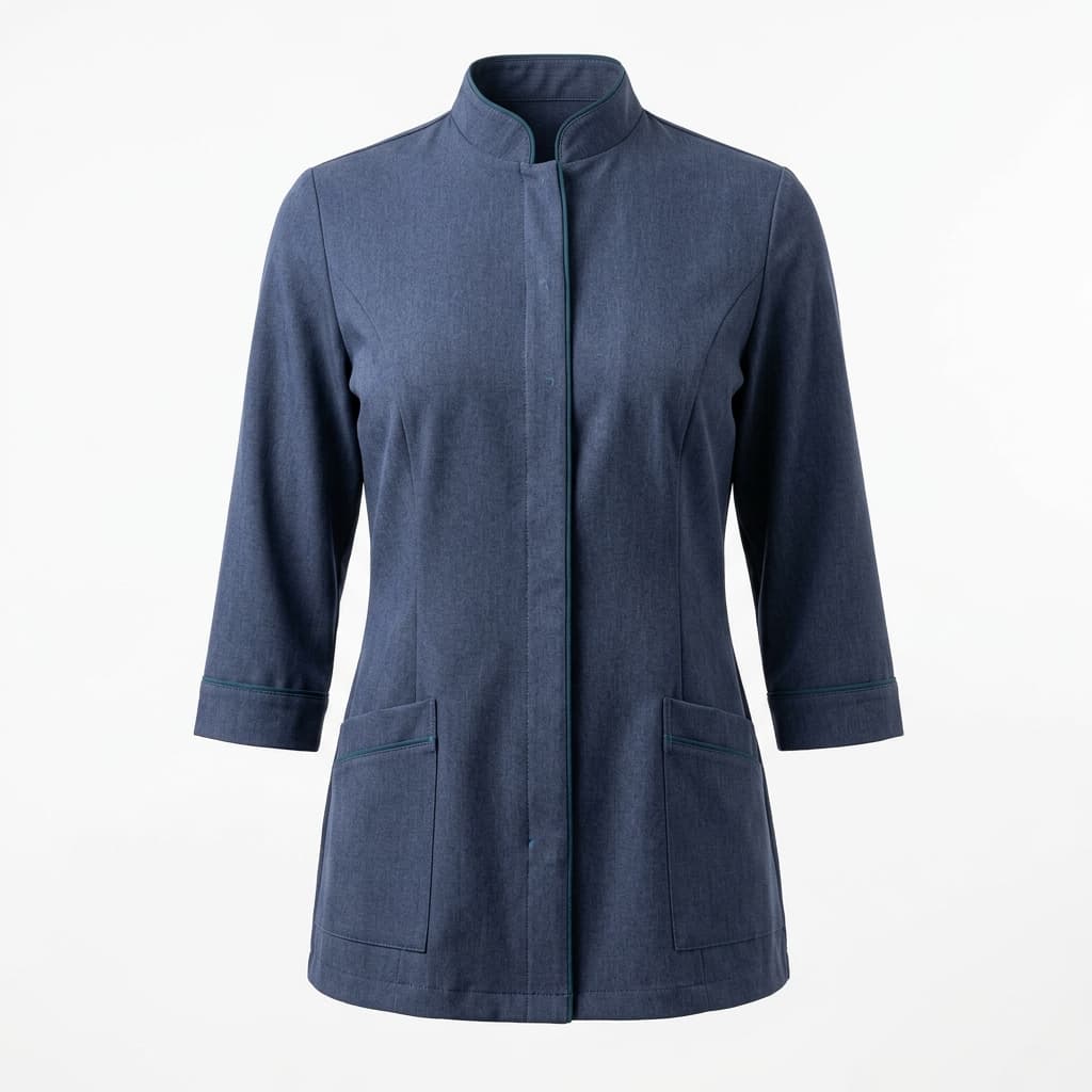 Ladies Tunic with Revere Collar